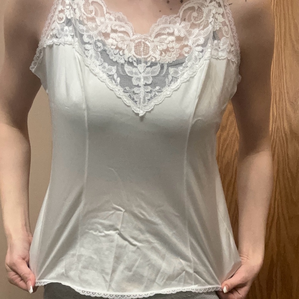 Lacey vintage tank top